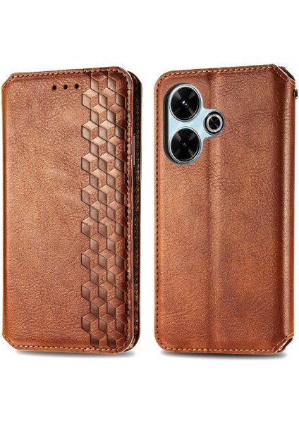 Xiaomi Redmi Için Flip Case 13 4g Kapak Çevirin Kılıf Zarif Cüzdan (Yurt Dışından)