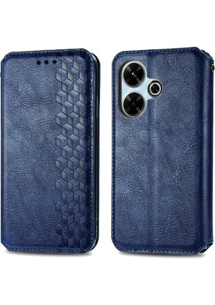 Xiaomi Redmi Için Flip Case 13 4g Kapak Çevirin Kılıf Zarif Cüzdan (Yurt Dışından)