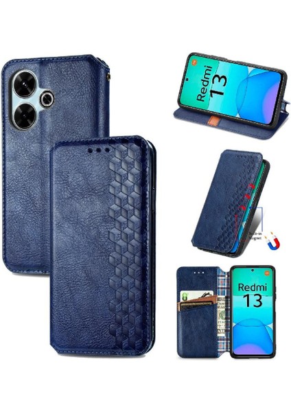 Xiaomi Redmi Için Flip Case 13 4g Kapak Çevirin Kılıf Zarif Cüzdan (Yurt Dışından) indirimleri