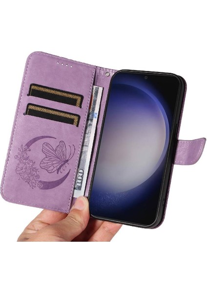 Samsung Galaxy S24 Artı Yüksek Kaliteli Deri ile Kabartmalı Flip Case (Yurt Dışından) indirimleri