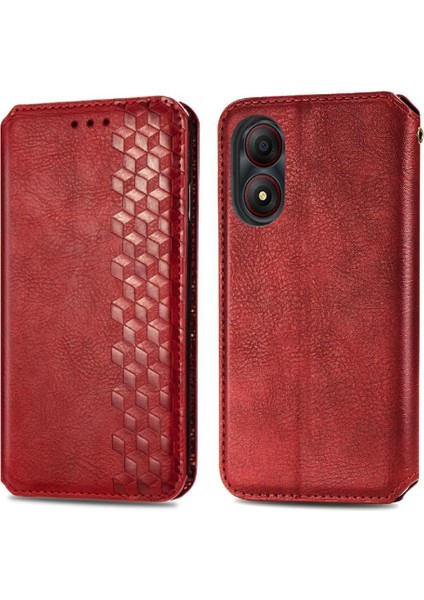 Zte A34 Moda Tasarımı Zarif Iş Çevirme Kapağı Deri Flip Case (Yurt Dışından)