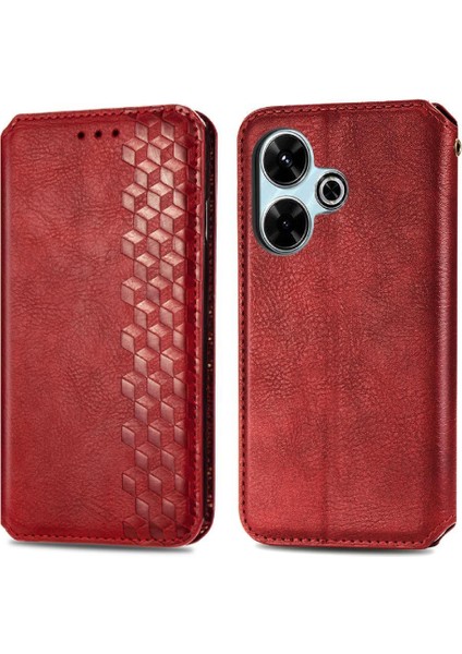 Xiaomi Redmi Için Flip Case 13 4g Kapak Çevirin Kılıf Zarif Cüzdan (Yurt Dışından)