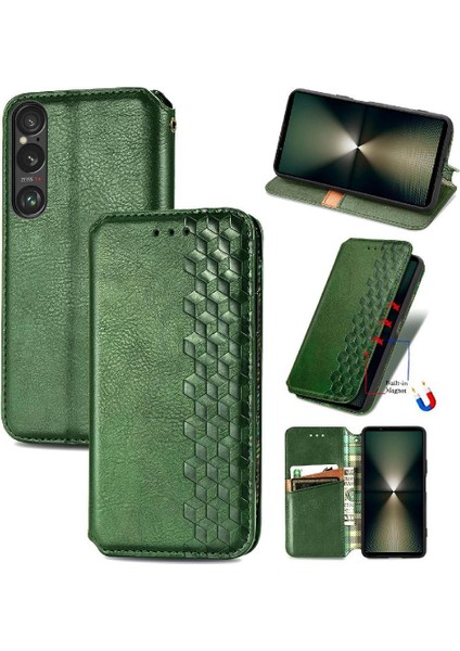 Sony Xperia 1 Vı Için Flip Case Deri Kılıf Kapak Kapak Cüzdan Fonksiyonu (Yurt Dışından)