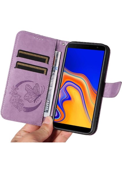 Mays Boutique Samsung Galaxy J6 Başbakan Yüksek Kalite Deri Kredi ile Flip Case (Yurt Dışından)