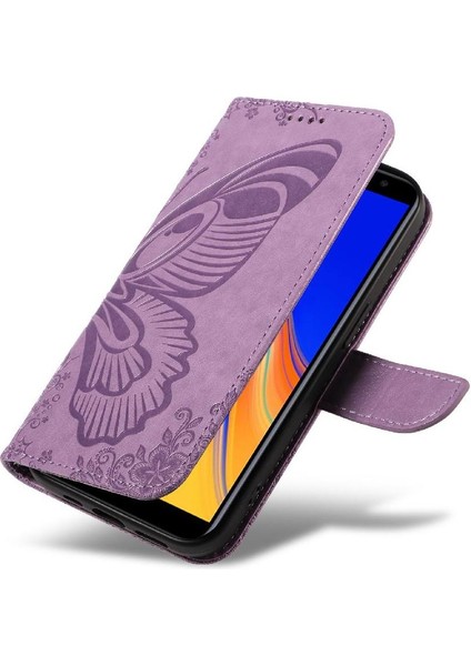 Mays Boutique Samsung Galaxy J6 Başbakan Yüksek Kalite Deri Kredi ile Flip Case (Yurt Dışından)