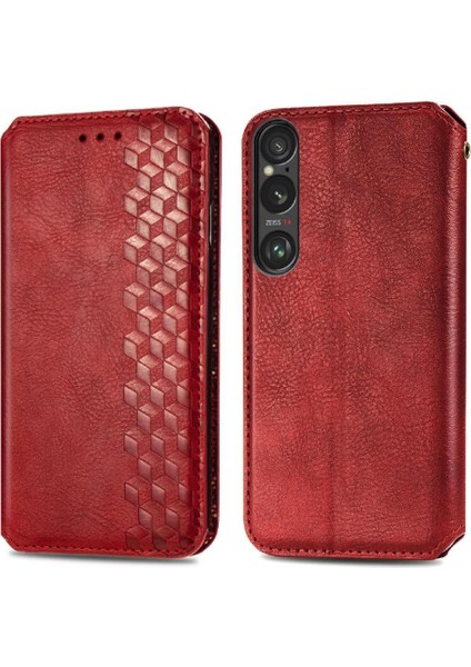 Sony Xperia 1 Vı Için Flip Case Deri Kılıf Kapak Kapak Cüzdan Fonksiyonu (Yurt Dışından)