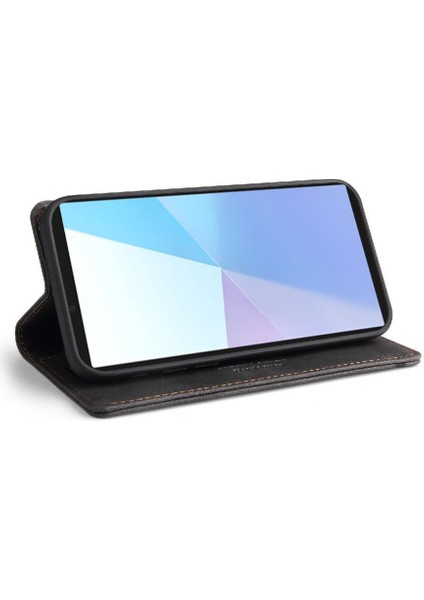 Sony Xperia 10 Vı Premium Deri Premium Deri Iki Için Flip Case (Yurt Dışından) fiyatları