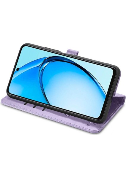 Oppo A60 4g Flip Kapak Için Flip Case Kısa Kayış Deri Kılıf Karikatür (Yurt Dışından) modelleri