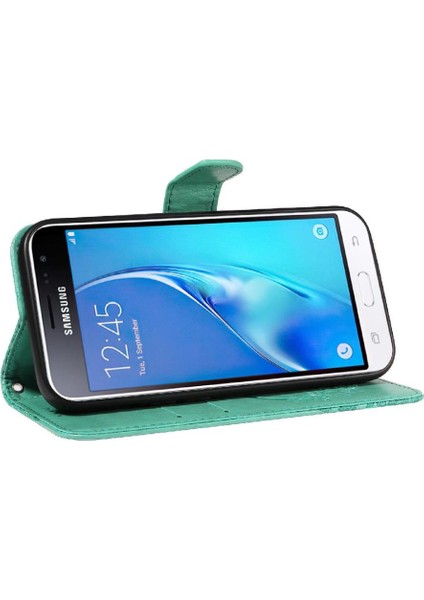 Kredi Kartı Yuvası Ayrılabilir El ile Samsung Galaxy J3 2016 Için Flip Case (Yurt Dışından)