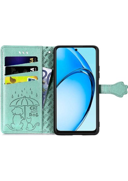 Oppo A60 4g Flip Kapak Için Flip Case Kısa Kayış Deri Kılıf Karikatür (Yurt Dışından) fırsatları