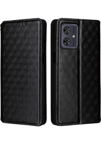 Motorola Moto G54 5g Pu Deri Kart Yuvaları Tutucu Manyetik 3D (Yurt Dışından)