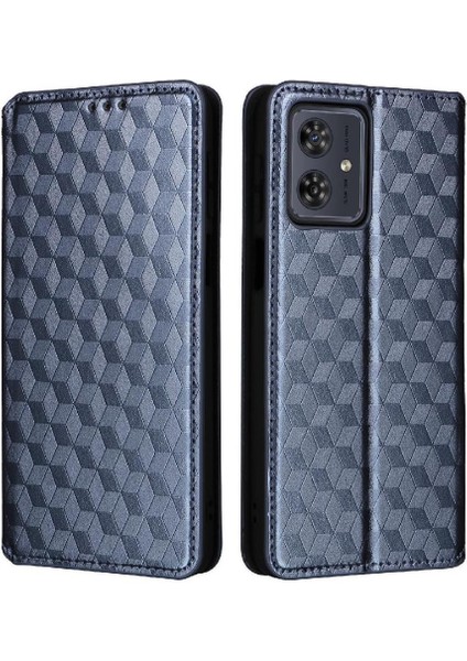 Motorola Moto G54 5g Pu Deri Kart Yuvaları Tutucu Manyetik 3D (Yurt Dışından)