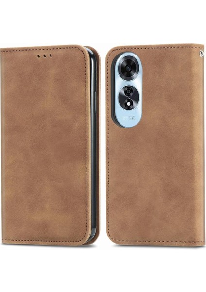 Oppo A60 4g Cüzdan Için Flip Case Darbeye Kapak Çevirin Deri Kılıf (Yurt Dışından)