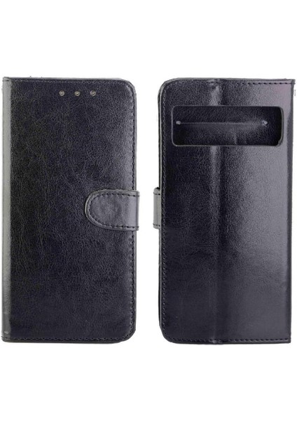 Google Piksel 7 Pro Kickstand Pu Deri Manyetik Kapatma Için Flip Case (Yurt Dışından)