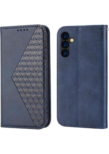 Samsung Galaxy A24 4g Eşkenar Dörtgen Şekli Günlük Kullanım El Kayışı Için Flip Case (Yurt Dışından)