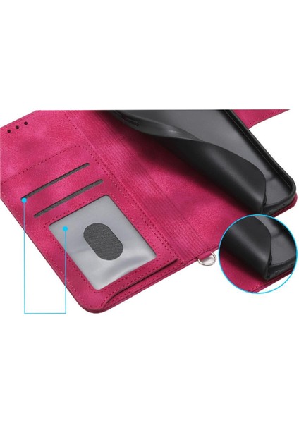 IPhone 16 Için Flip Case Pro Max Çoklu Kredi Kartı Yuvaları Kabartmalı (Yurt Dışından)