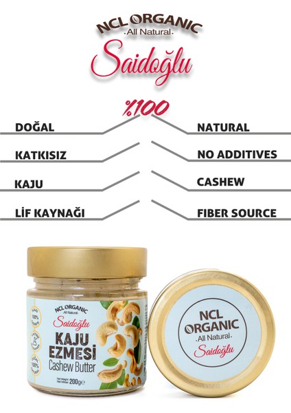 Kaju Ezmesiter Doğal Katkısız 200 gr modelleri