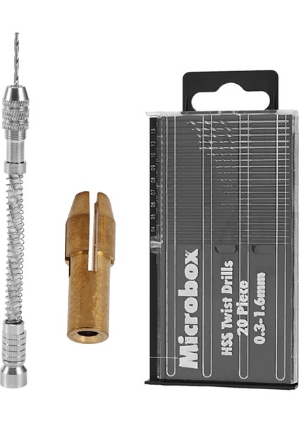 21 Adet Pin Spiral Matkap Mini Mikro Matkap Uçları Seti Endeksi Yarı Otomatik (Yurt Dışından)