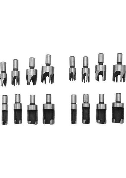 Grup 16 Adet Ahşap Fiş Matkap Uçları 5/8 1/2 3/8 1/4 6mm 10MM 13MM 16MM (Yurt Dışından)