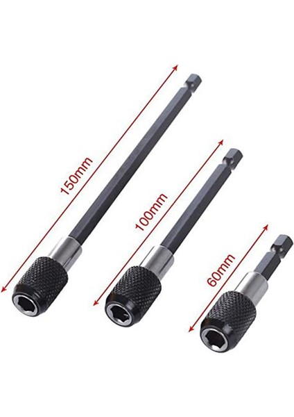 Adet Uzatma Çubuğu Hex Shank Soket Adaptörü Matkap Ucu Somun Sürücü Seti (Yurt Dışından)