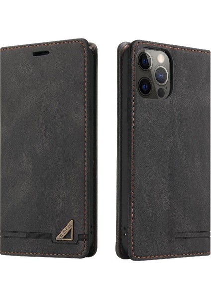 IPhone 11 Için Kılıf Pro Iki Kart Yuvaları Premium Deri Premium Deri (Yurt Dışından)