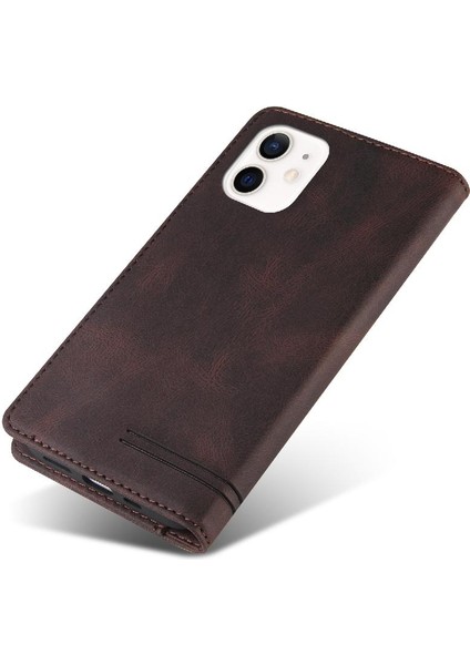IPhone 12 Için Kılıf Pro Max Kickstand Premium Deri Premium Deri (Yurt Dışından)