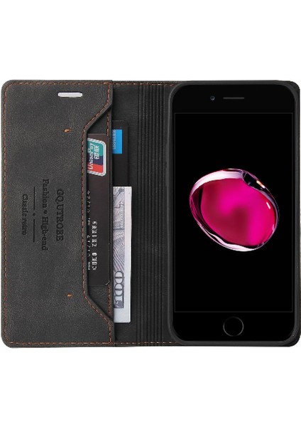 Uyumlu Iphone7 Artı/iphone 8 Artı Cüzdan Durumda Iki Kart Yuvaları Kickstand (Yurt Dışından) fırsatları