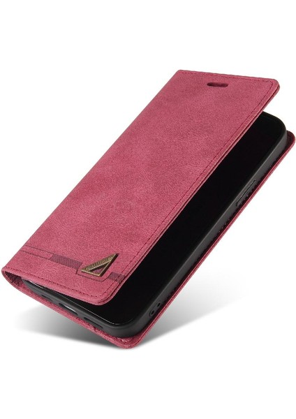 IPhone 15 Için Kılıf Pro Max Kickstand Iki Kart Yuvaları Premium Deri (Yurt Dışından)