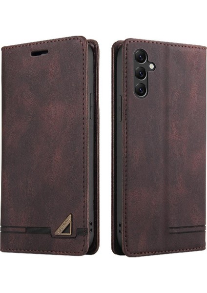 Samsung Galaxy A54 5g Premium Deri Kickstand Premium Deri (Yurt Dışından)