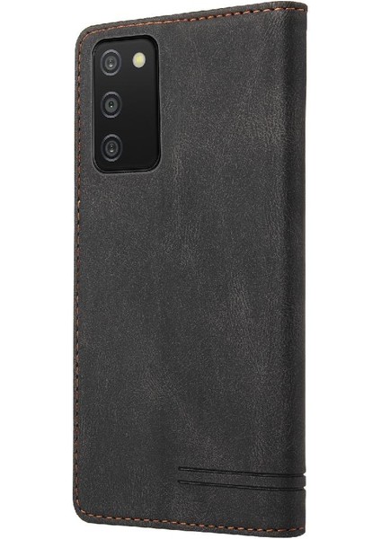 Samsung Galaxy A30 Premium Deri Premium Deri Kickstand Için Kılıf (Yurt Dışından)
