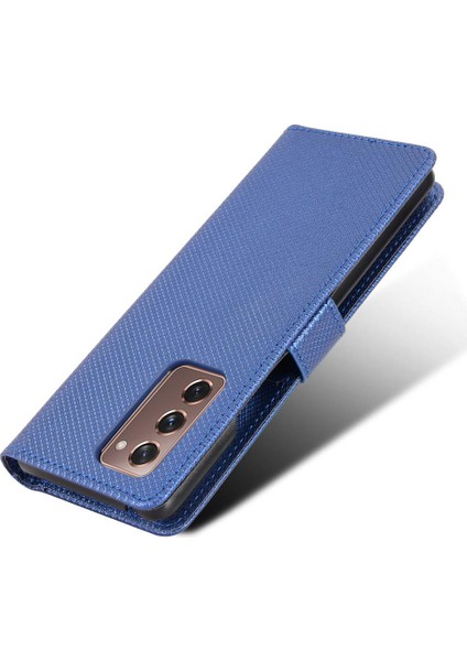 Samsung Galaxy Z Için Kılıf Fold 2 Kapak Kickstand Manyetik Cüzdan Kart (Yurt Dışından)