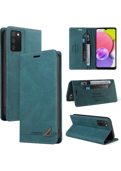 Samsung Galaxy A30 Premium Deri Premium Deri Kickstand Için Kılıf (Yurt Dışından)