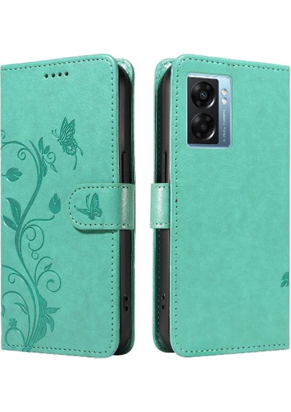 Oppo A57 2022 4g Için Kılıf El Kayışı Cüzdan Telefon Kılıfı ile Yüksek Kalite (Yurt Dışından)
