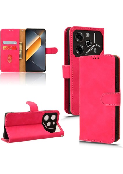 Tecno Pova 6 Pro 5g Kart Ekleme Deri Folio Flip Case Için Kılıf (Yurt Dışından) modelleri