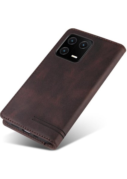 Xıaomı Redmi Için Kılıf 13 Premium Deri Premium Deri Iki Kart Yuvaları (Yurt Dışından)