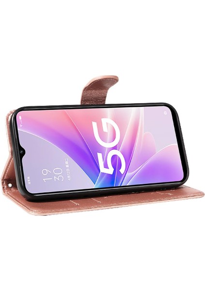 Oppo A57 2022 4g Için Kılıf El Kayışı Cüzdan Telefon Kılıfı ile Yüksek Kalite (Yurt Dışından) indirimleri