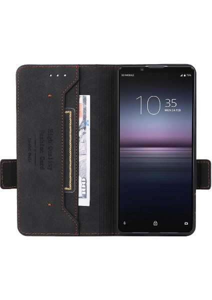 Mellow Shop Kart Tutucu Kickstand ile Xiaomi 14 Ultra Manyetik Karbon Fiber Için Kılıf (Yurt Dışından)