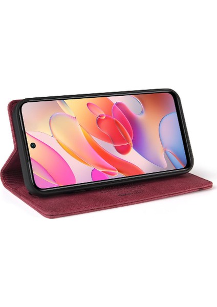 Xiaomi Redmi Için Kılıf NOTE10 5g Premium Deri Iki Kart Yuvaları Kickstand (Yurt Dışından)