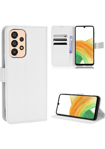 Samsung Galaxy A33 5g Kart Tutucu Için Kickstand Kapak Manyetik Cüzdan (Yurt Dışından)