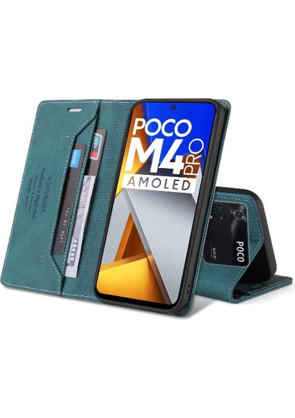 Xiaomi Poco X4PRO 5g Premium Deri Iki Kart Yuvaları Kickstand (Yurt Dışından)