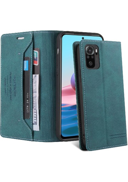 Xıaomı Redmi Için Not 10 4g/not 10S Kickstand Premium Deri Iki (Yurt Dışından)