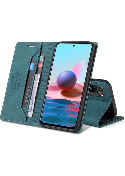 Xıaomı Redmi Için Not 10 4g/not 10S Kickstand Premium Deri Iki (Yurt Dışından) indirimleri
