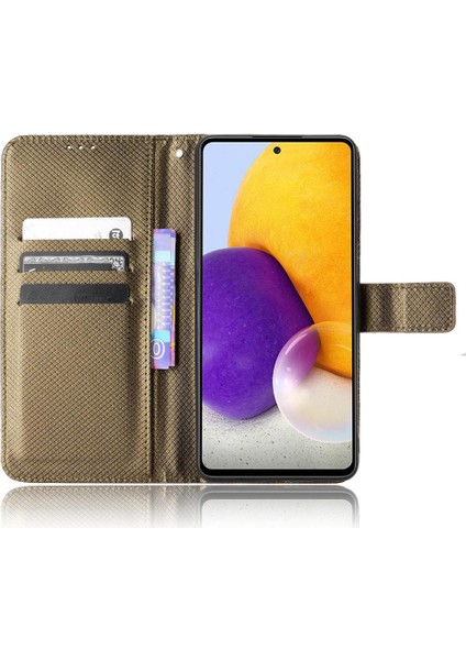 Samsung Galaxy A72 4g Için Kılıf Kapak Manyetik Cüzdan Kickstand Kart Tutucu (Yurt Dışından) fiyatları