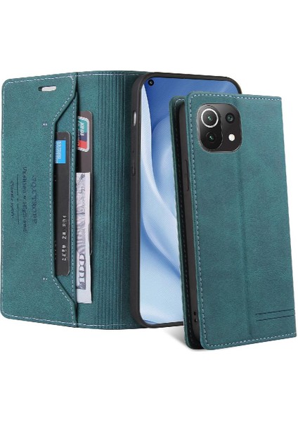 Xiaomi 11 Lite Premium Deri Iki Kart Yuvaları Premium Deri (Yurt Dışından)