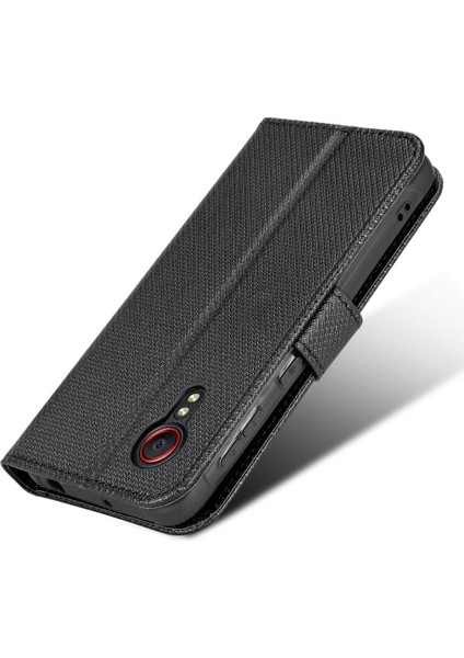 Samsung Galaxy Xcover 5 Kickstand Kart Tutucu Manyetik Cüzdan (Yurt Dışından)