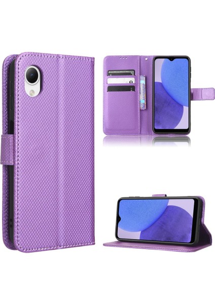 Samsung Galaxy A23E/A23S Kickstand Kart Tutucu Kapak Manyetik (Yurt Dışından)