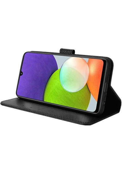 Mellow Shop Samsung Galaxy M22 4g Kart Tutucu Manyetik Cüzdan Kapak Kickstand (Yurt Dışından)