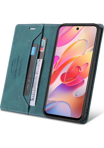 Xiaomi Redmi Için Kılıf NOTE10 5g Premium Deri Iki Kart Yuvaları Kickstand (Yurt Dışından) indirimleri