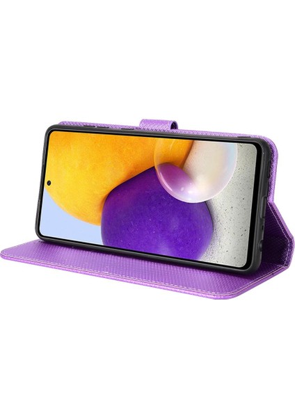 Samsung Galaxy A72 4g Için Kılıf Kapak Manyetik Cüzdan Kickstand Kart Tutucu (Yurt Dışından) indirimleri