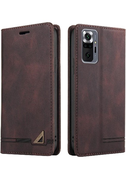 Xiaomi Redmi NOTE10 Pro Kickstand Premium Deri Premium Iki Için Kılıf (Yurt Dışından) fırsatları